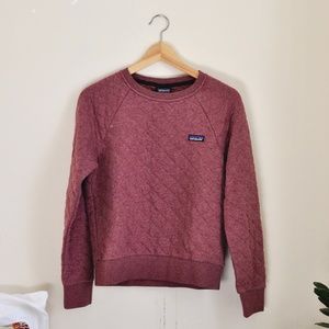 Women's Organic Cotton Quilt Crew Sweatshirt (NWT)